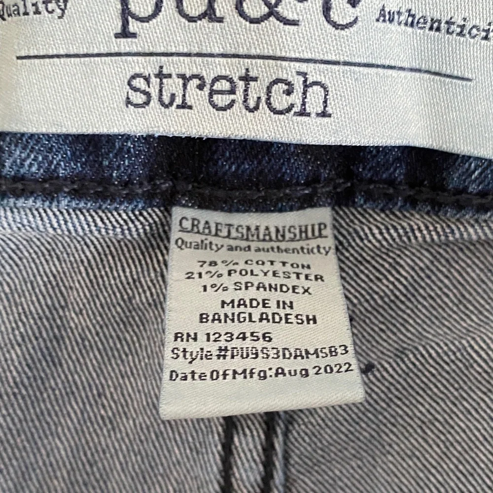 PD&C Men's Slim Fit Jeans in Dark Blue